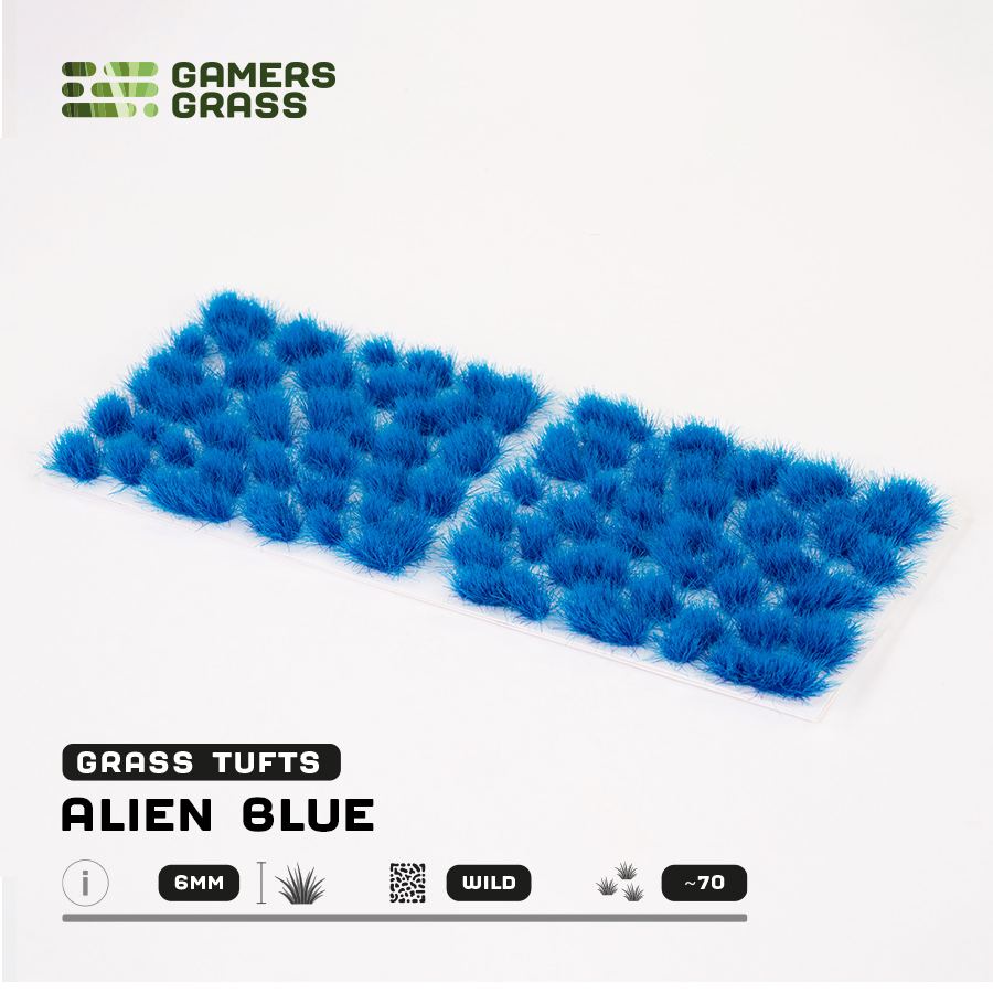 Gamers Grass Alien Blue (6mm) - Wild