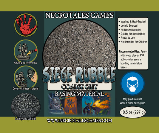 Basing Material - Siege Rubble - Coarse Grit