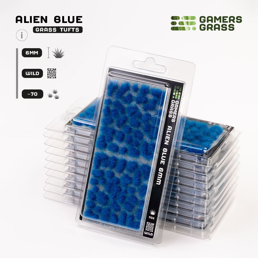 Gamers Grass Alien Blue (6mm) - Wild