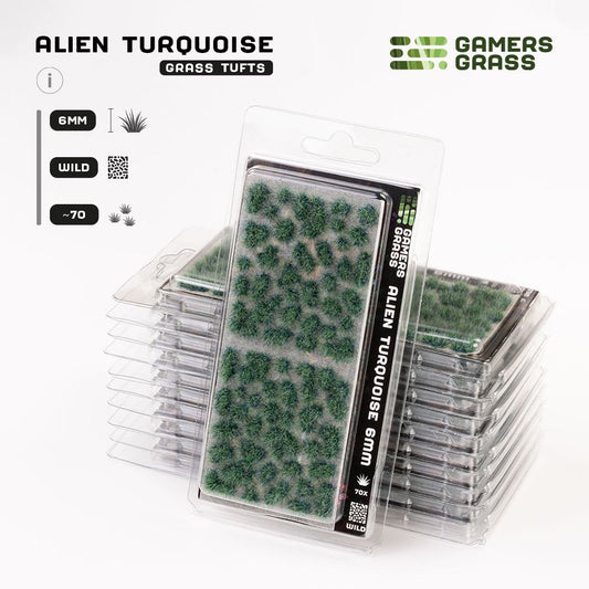 Gamers Grass Alien Turquoise (6mm) - Wild