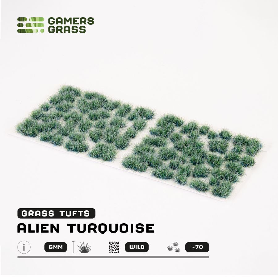 Gamers Grass Alien Turquoise (6mm) - Wild