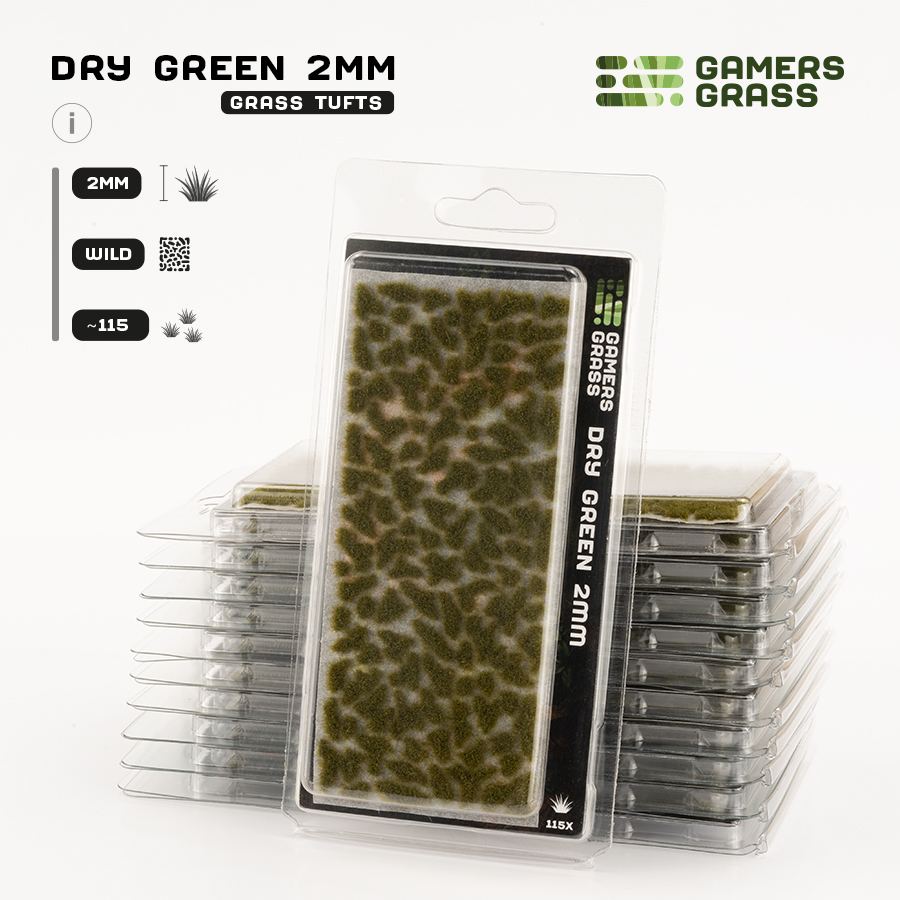 Gamers Grass Dry Green (2mm)
