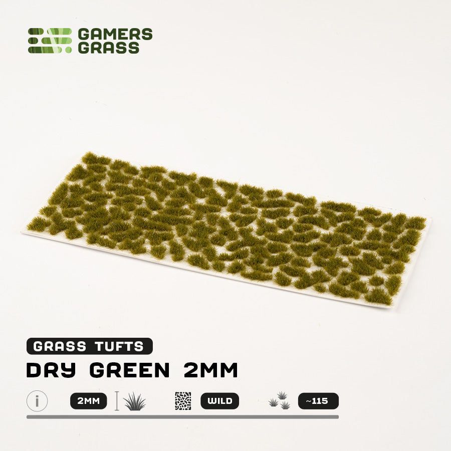 Gamers Grass Dry Green (2mm)