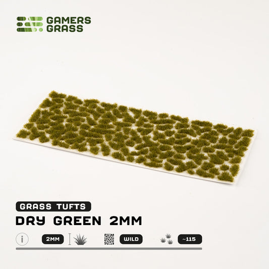Gamers Grass Dry Green (2mm)
