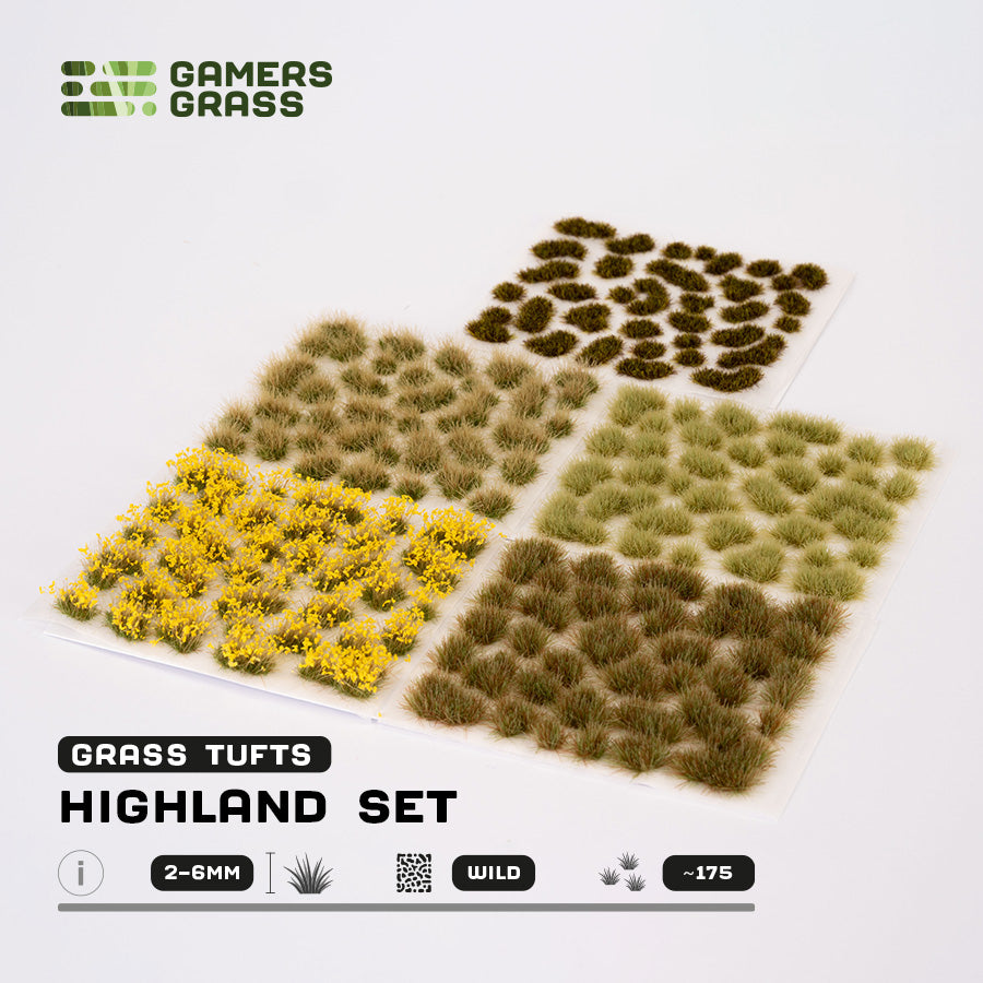Gamers Grass Highland Tuft Set