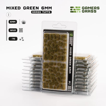 Gamers Grass Mixed Green (6mm) - Wild