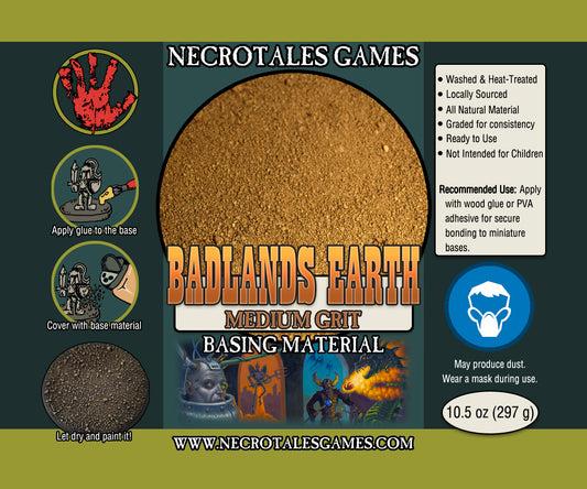Basing Material - Badlands Earth - Medium Grit