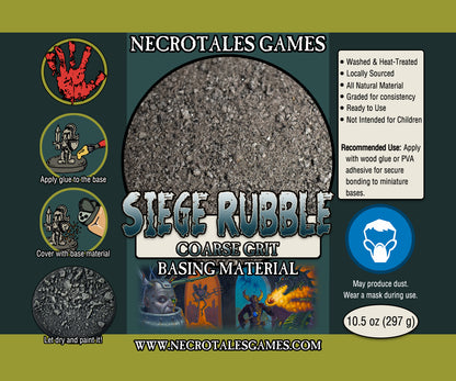Basing Material - Siege Rubble - Coarse Grit