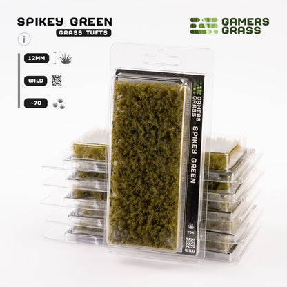 Gamers Grass Spikey Green (12mm) - Wild