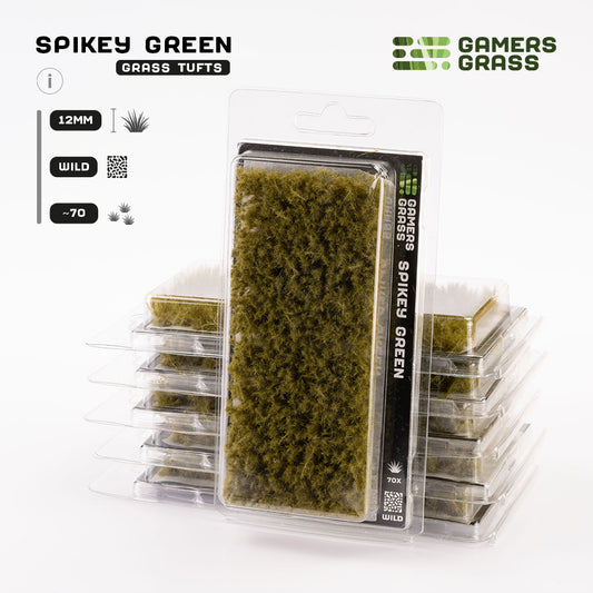Gamers Grass Spikey Green (12mm) - Wild