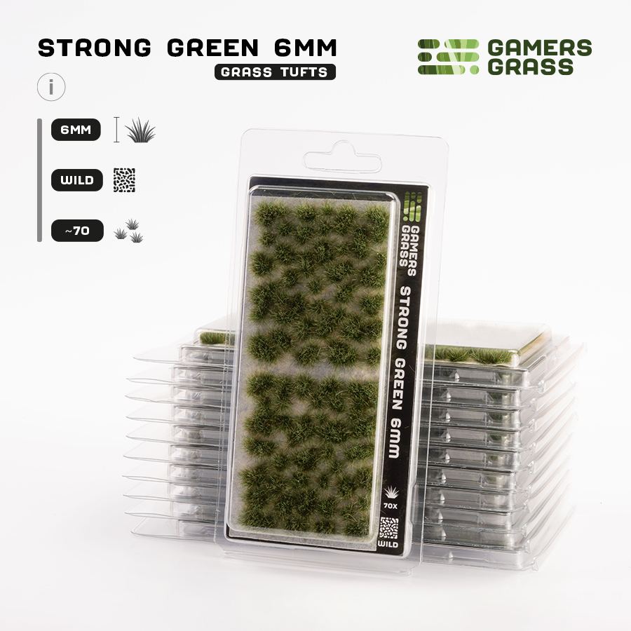 Gamers Grass Strong Green (6mm) - Wild