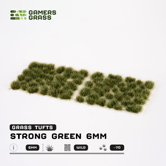 Gamers Grass Strong Green (6mm) - Wild